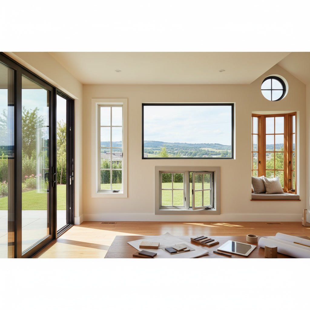 Professional measuring window opening for accurate installation